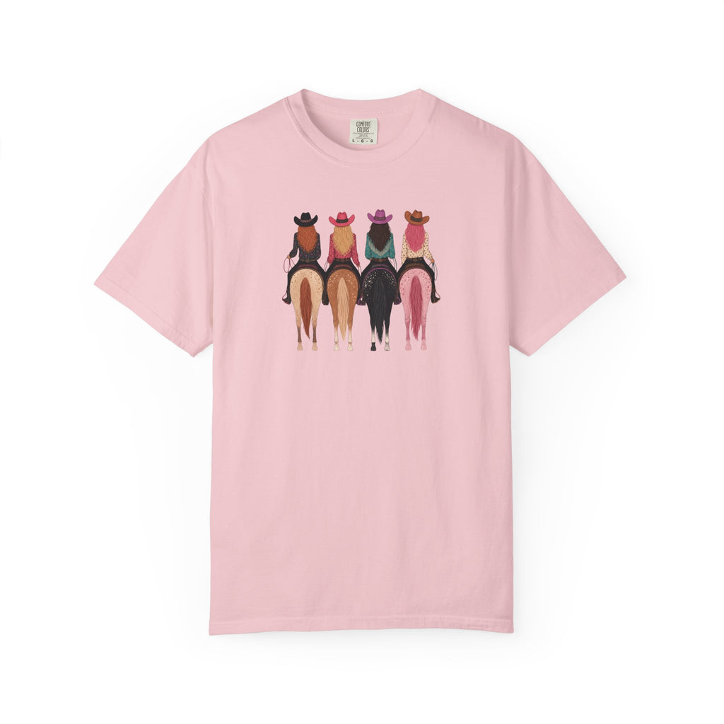 Unique and Fun Mommy and Me Saddle Up Tee Shirt