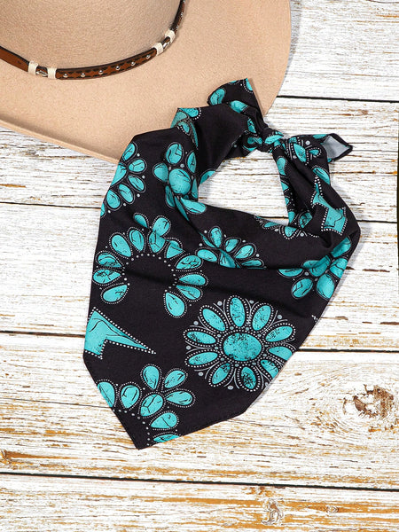 Western Turquoise Wild Rag