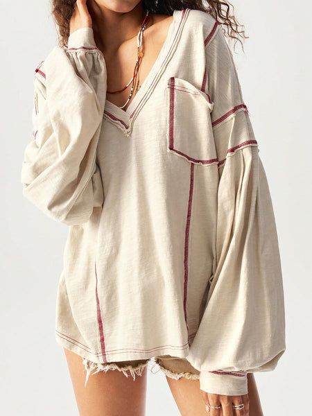 Calamity Jane Comfy V-Neck Shirt
