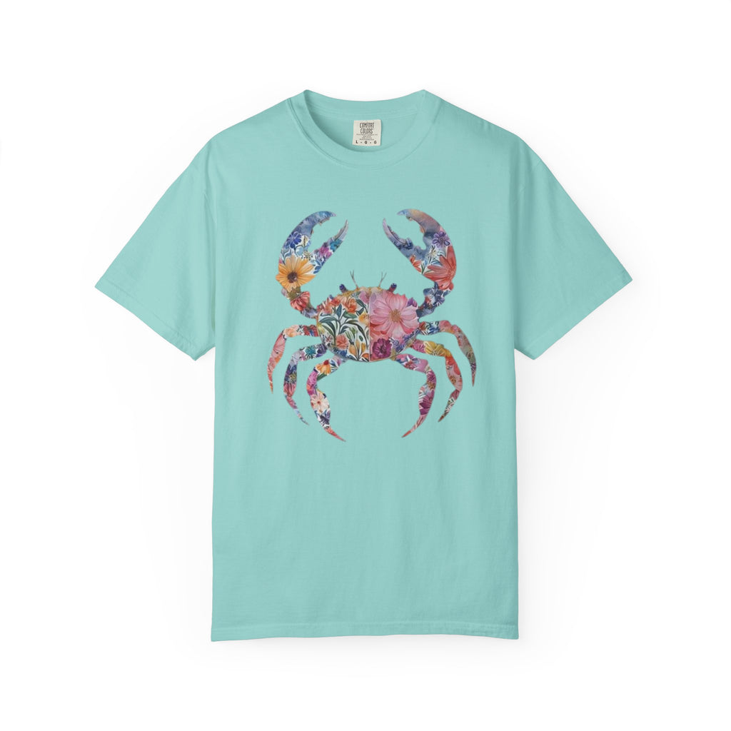 Boho Coastal Cottage Core Crab Shirt