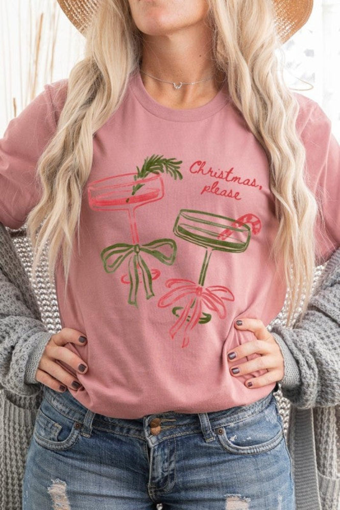 Christmas Please Cocktail Tee
