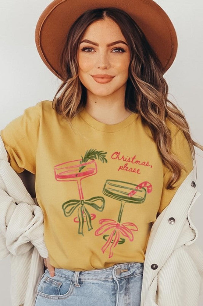 Christmas Please Cocktail Tee