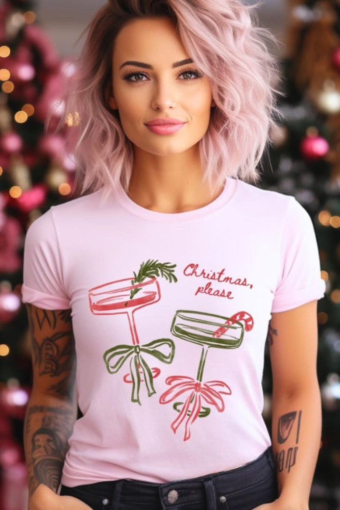 Christmas Please Cocktail Tee
