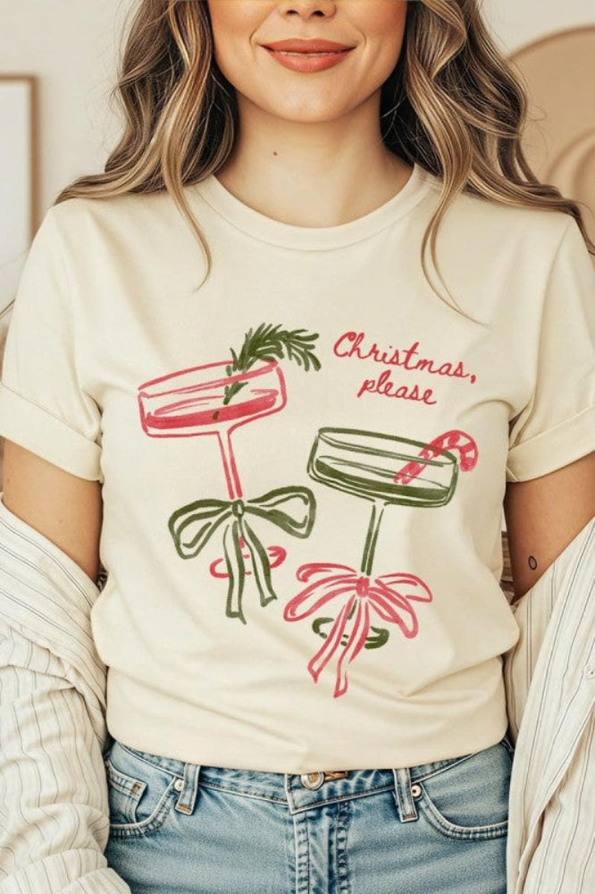 Christmas Please Cocktail Tee