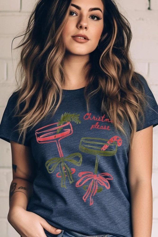 Christmas Please Cocktail Tee