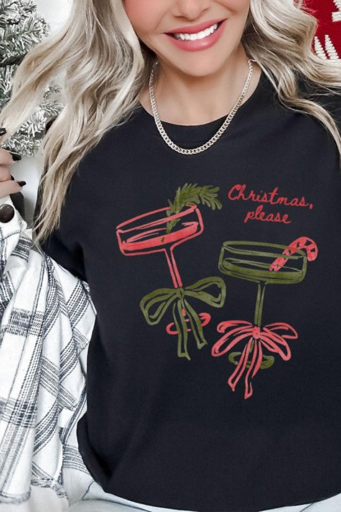 Christmas Please Cocktail Tee