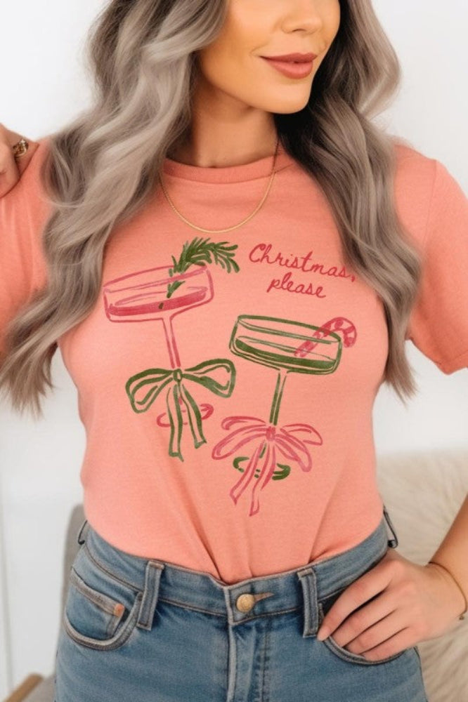 Christmas Please Cocktail Tee