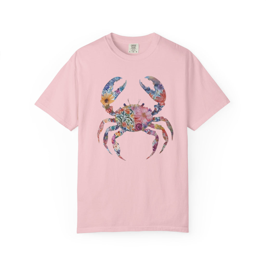 Boho Coastal Cottage Core Crab Shirt