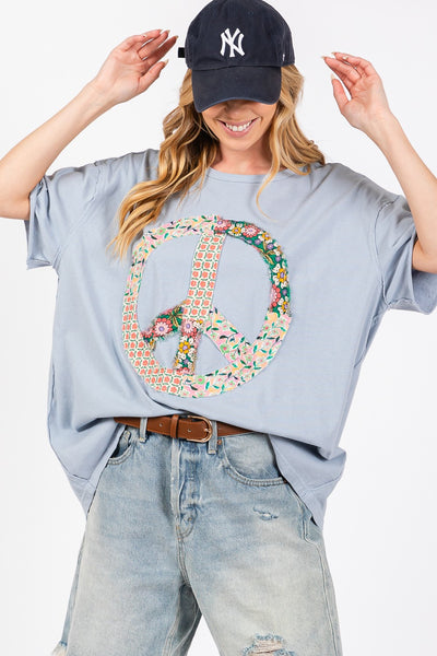 Peace Sign Top by SAGE + FIG