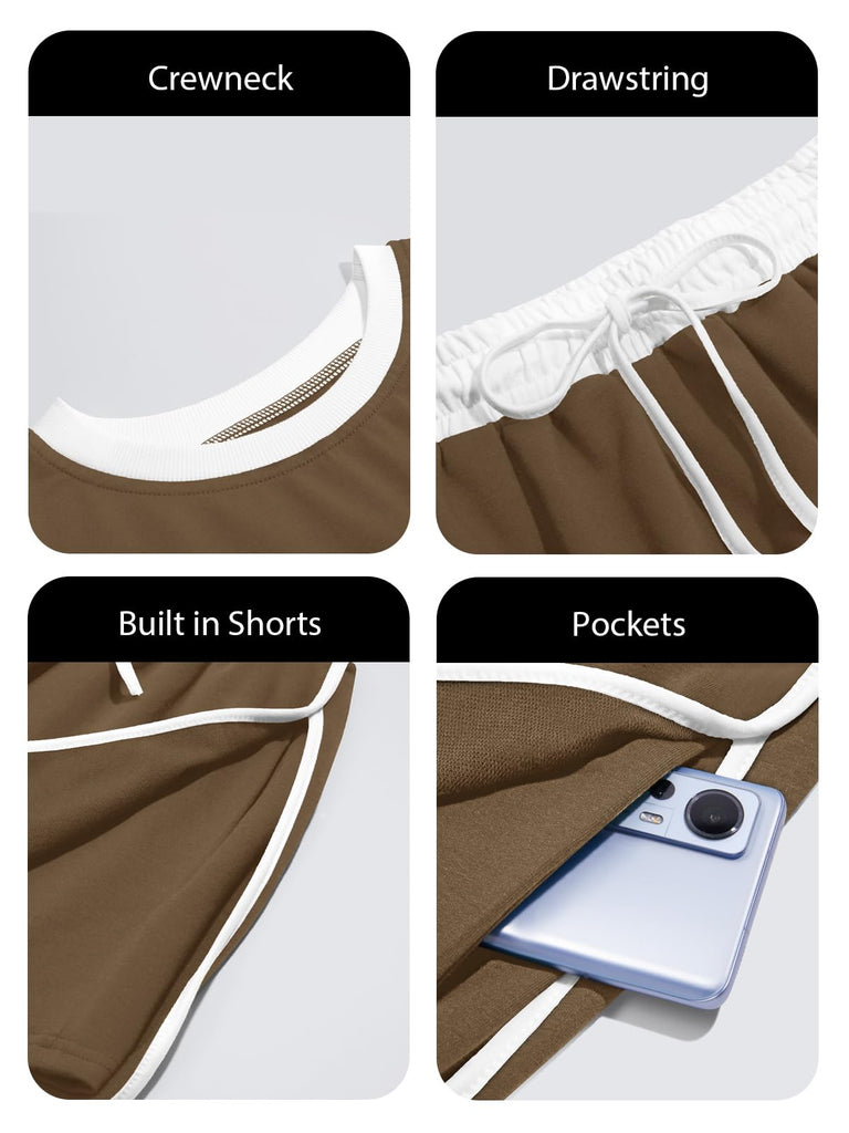 End Game Two Piece Skort Sweatsuit