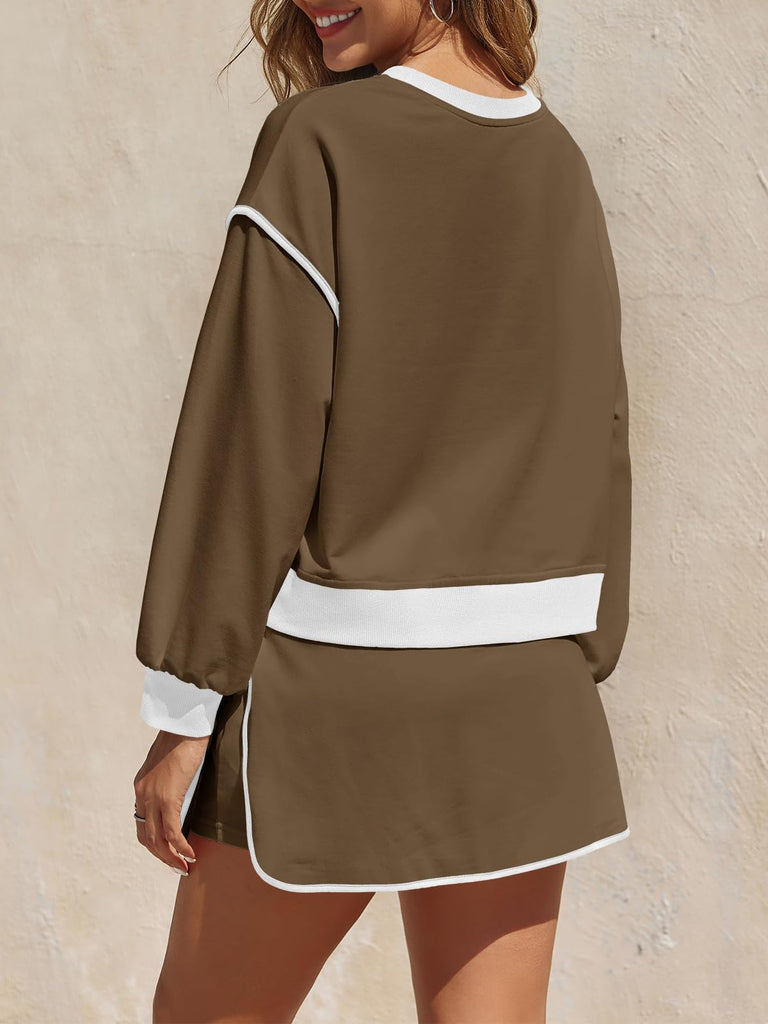 End Game Two Piece Skort Sweatsuit