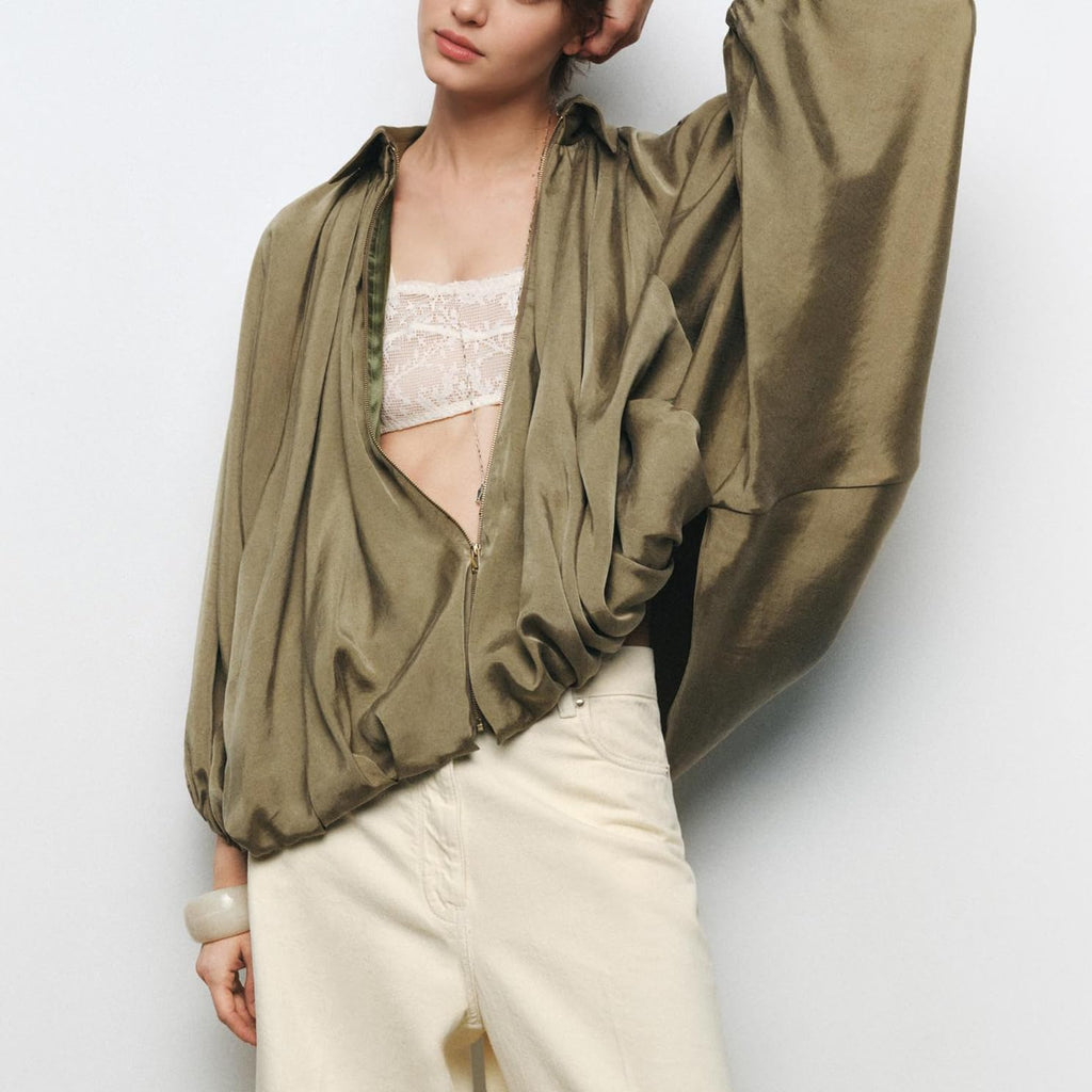 Jessi Puffed Bomber Jacket