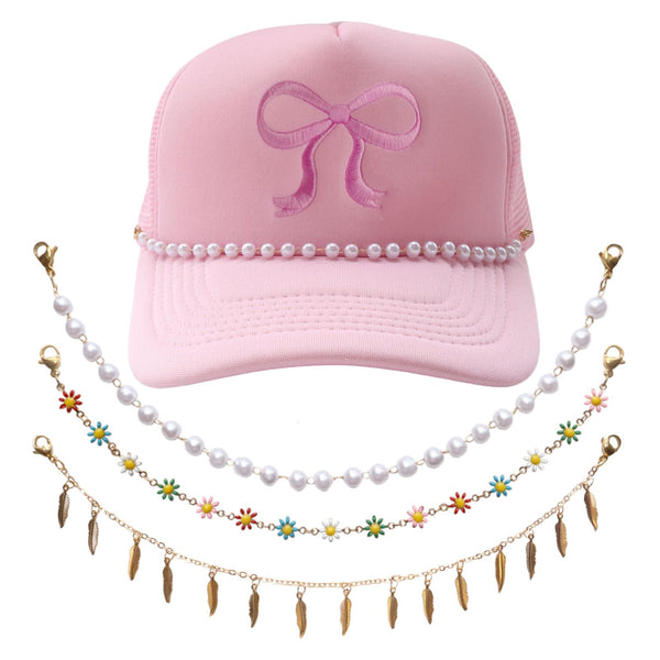 Three Piece Trucker Hat Charms