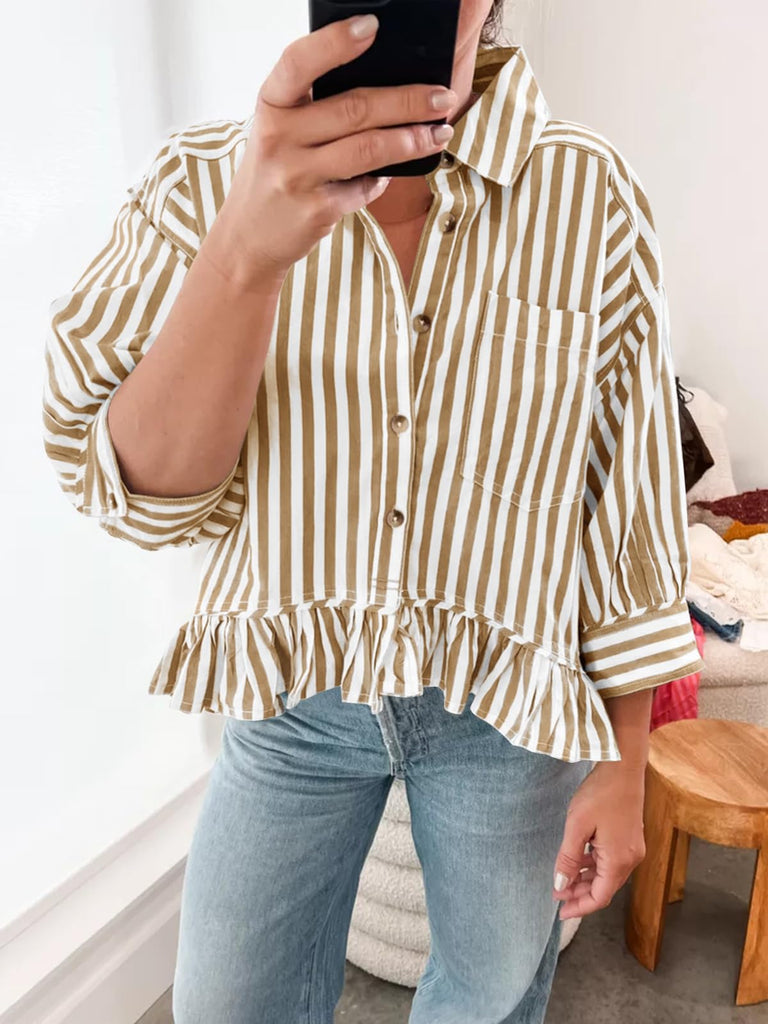 Days End Ruffled Top