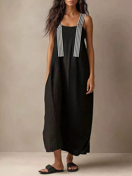 Love You More Striped Midi Dress