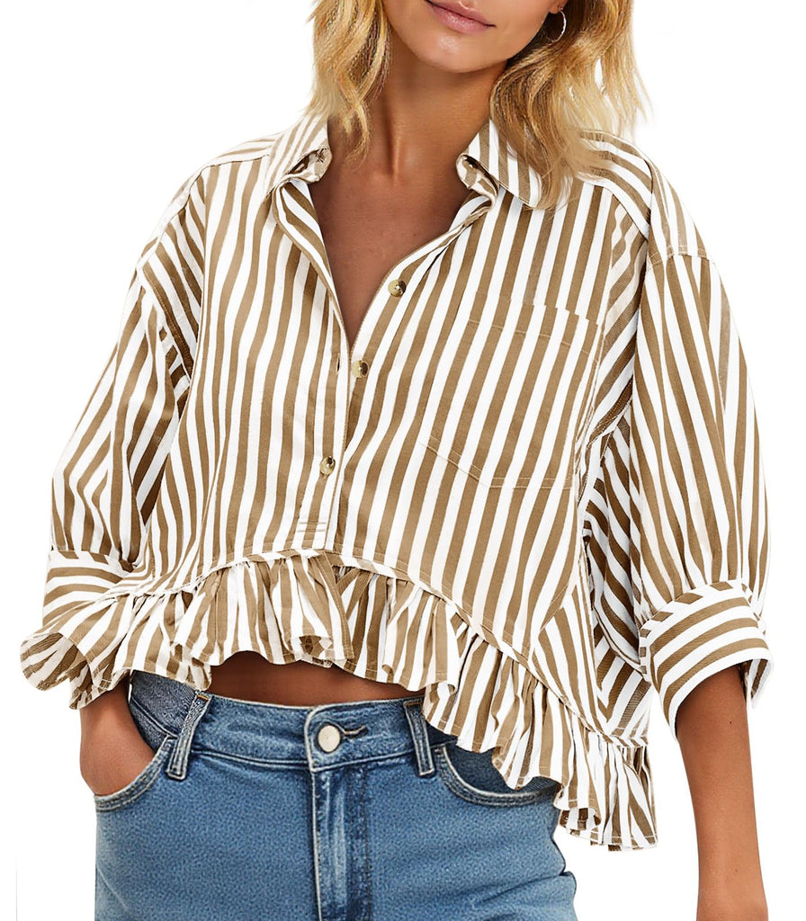 Days End Ruffled Top