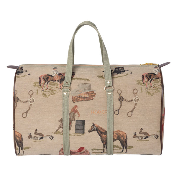 Equestrian Horse Tapestry Duffle Bag