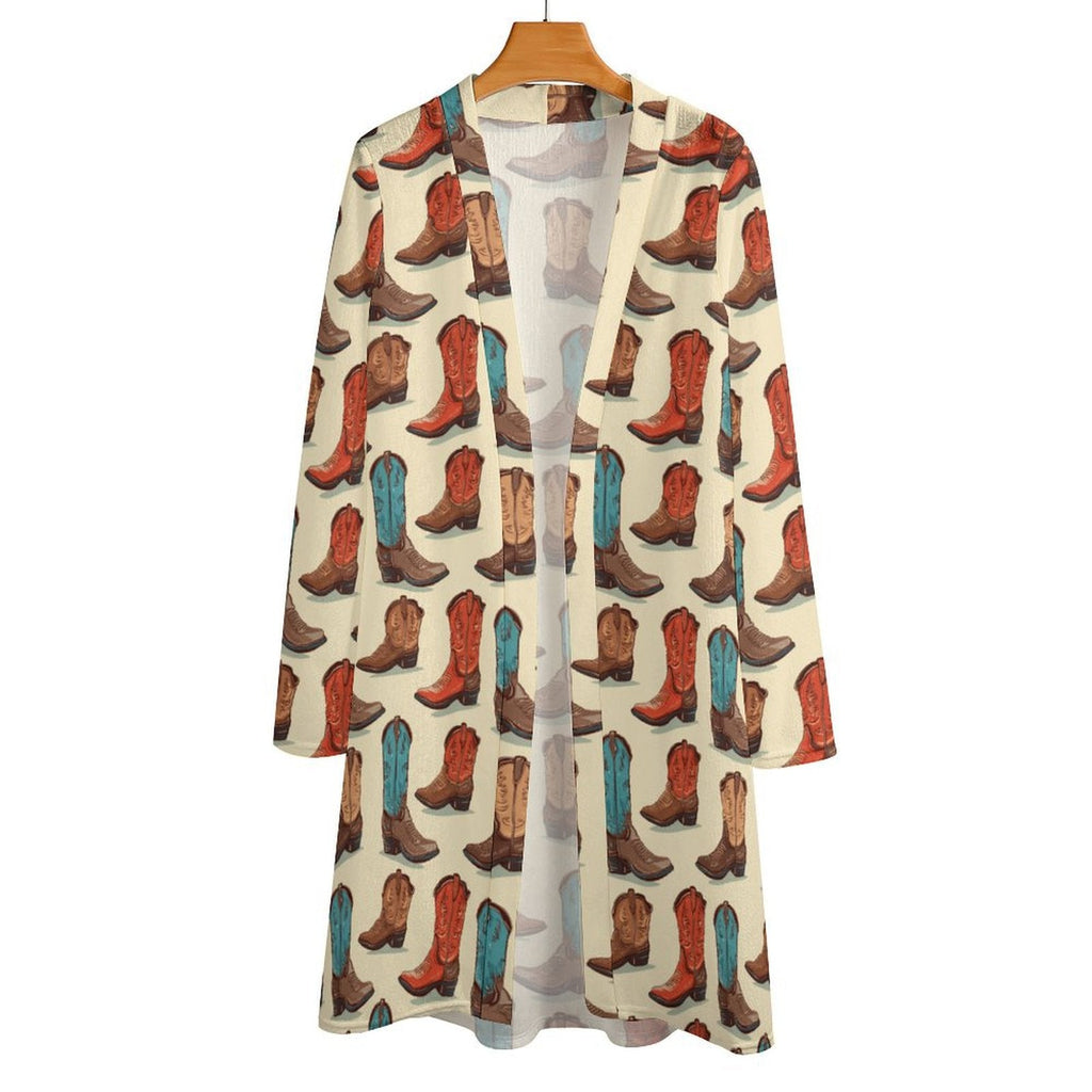 Turquoise Crazy Long Sleeve Top from Baha Ranch