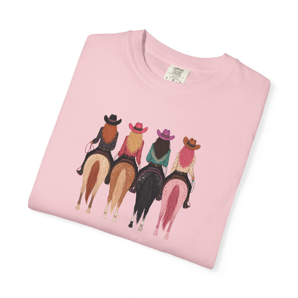 Unique and Fun Mommy and Me Saddle Up Tee Shirt