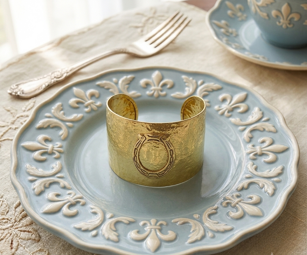 Fab Gold Horseshoe Cuff