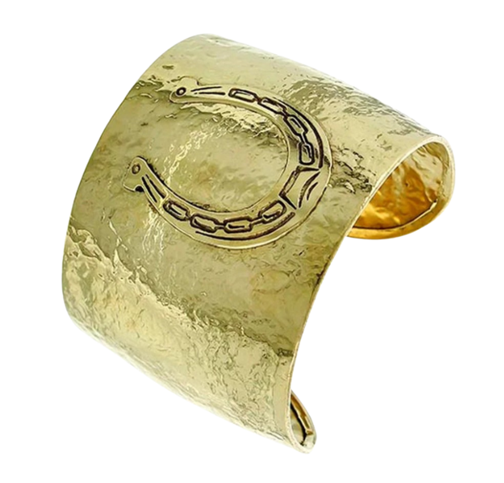 Fab Gold Horseshoe Cuff