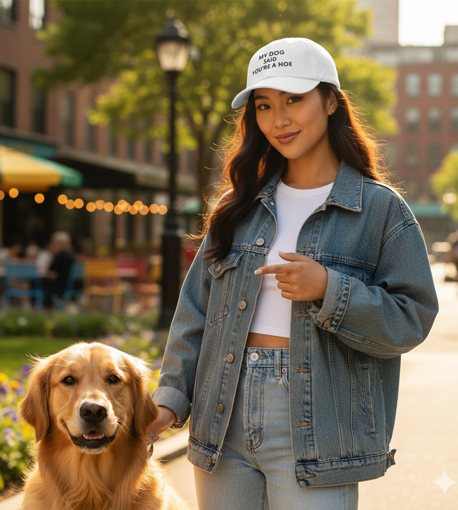 My Horse Dog Cat Said You're a Hoe Customizable Cap