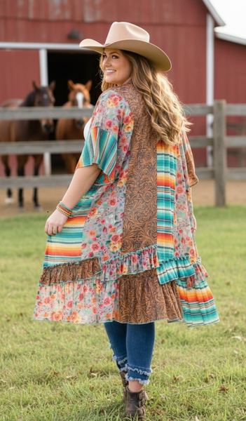 Flowers of Fall Cardigan by Crazy Train