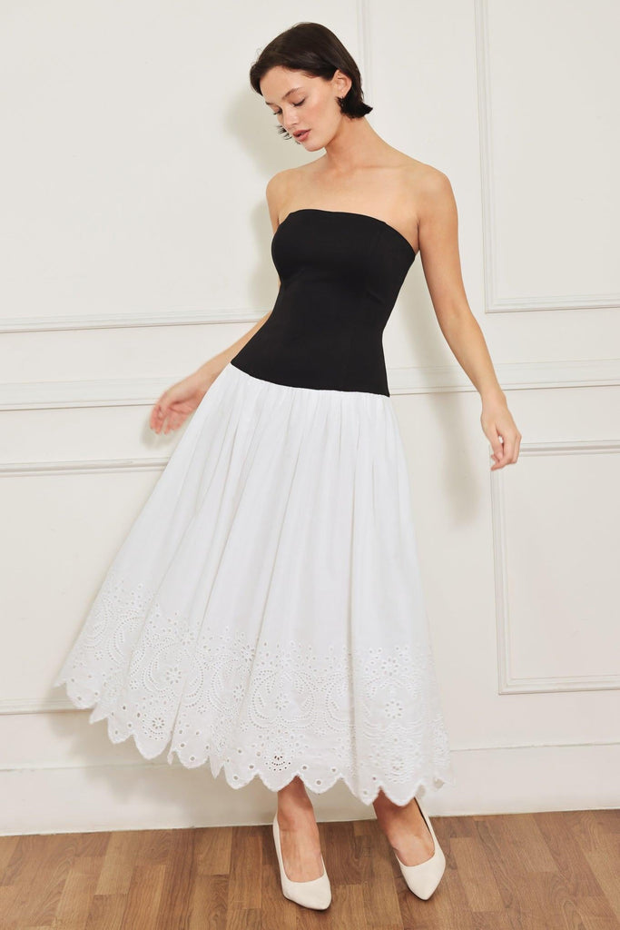 Soft Spoken Beauty Midi Dress by Flying Tomato