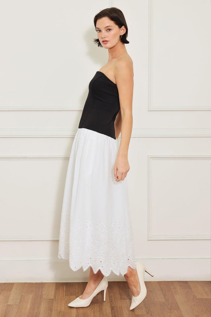 Soft Spoken Beauty Midi Dress by Flying Tomato