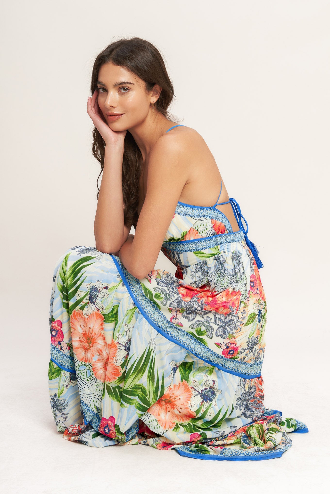 Fresh Botanical Maxi Dress by Flying Tomato Fresh Botanical Maxi Dress by Flying Tomato