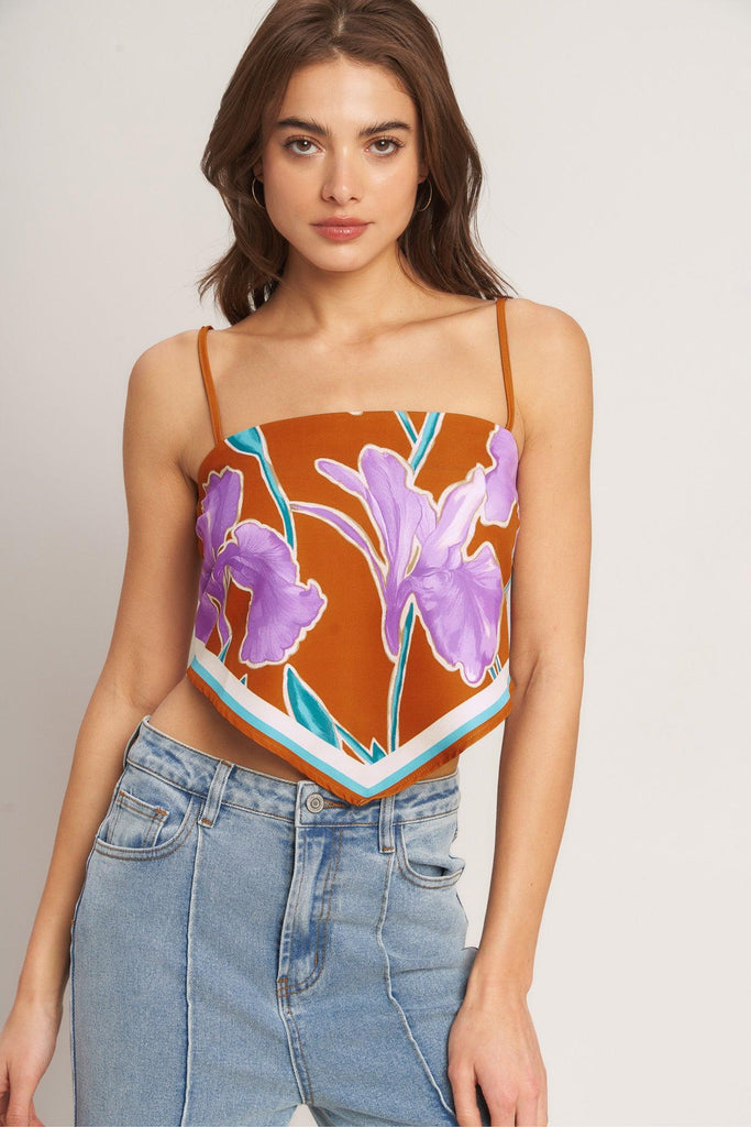 Summer Iris Top by Flying Tomato