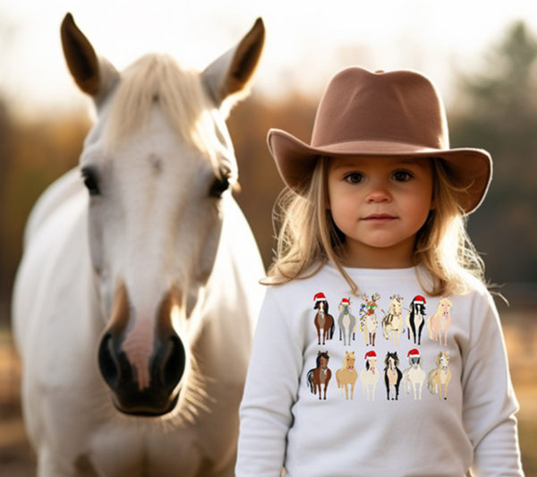 Christmas Horse Youth Shirt
