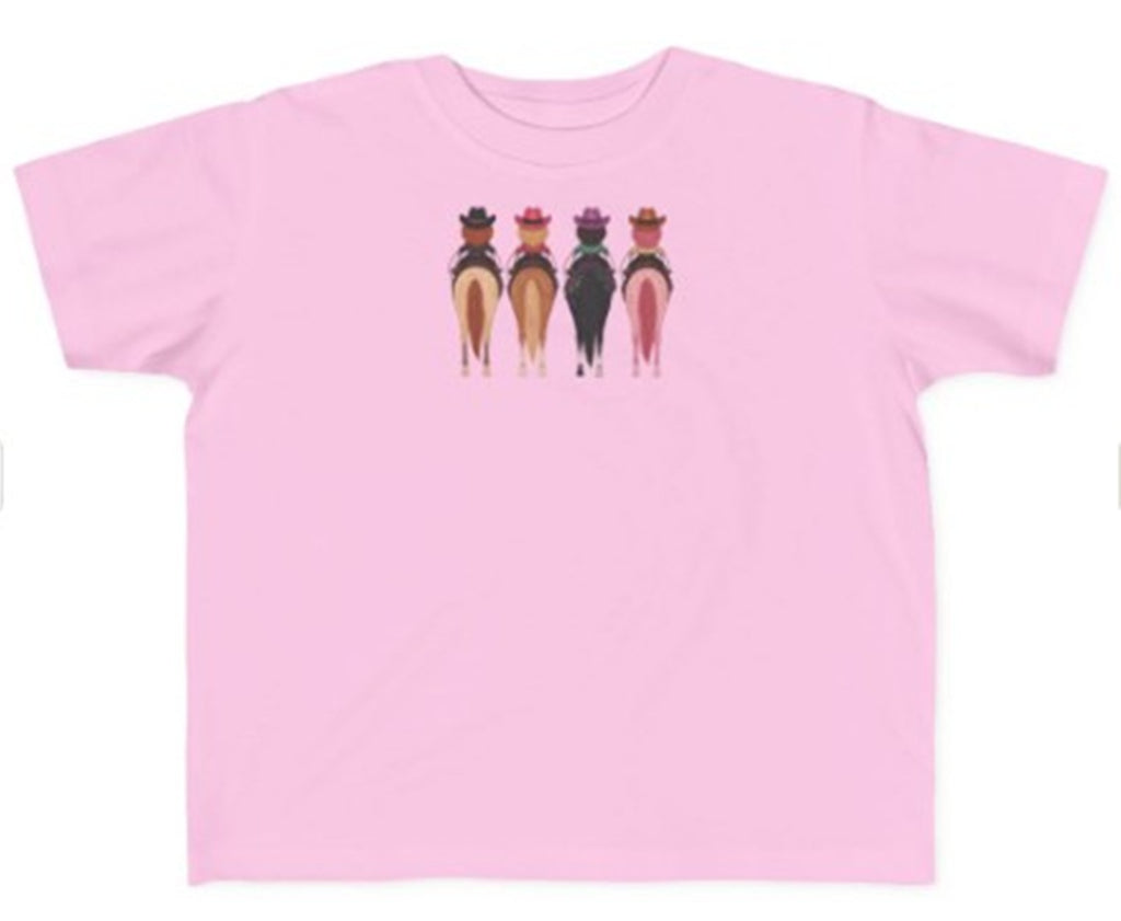 Unique and Fun Mommy and Me Saddle Up Tee Shirt