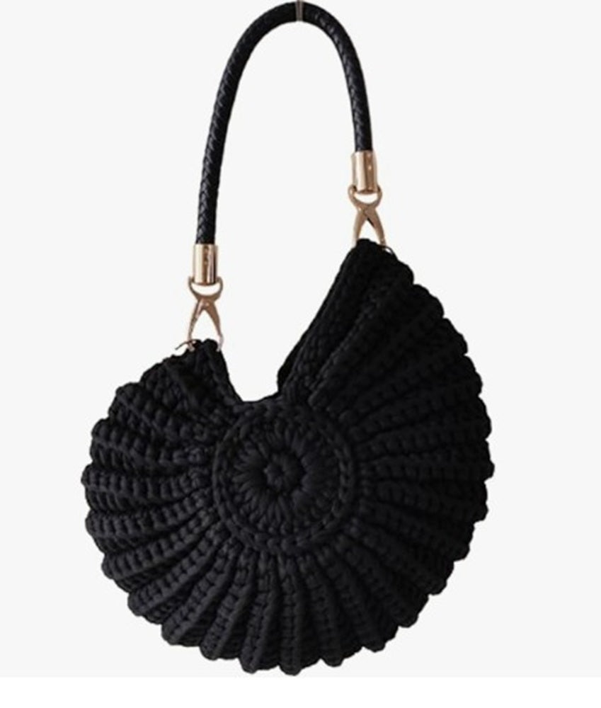 Handmade Crochet Seashell Purse