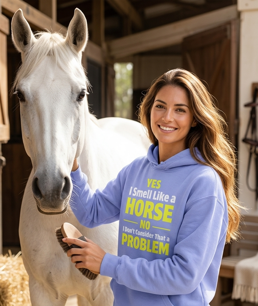 Yes I Smell Like a Horse Hoodie Sweatshirt