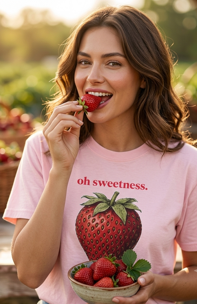 Oh Sweetness Strawberry Tee Shirt