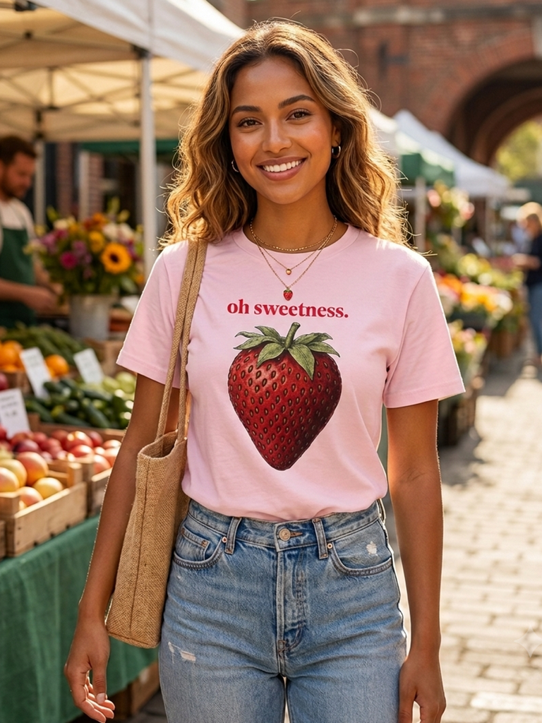 Oh Sweetness Strawberry Tee Shirt