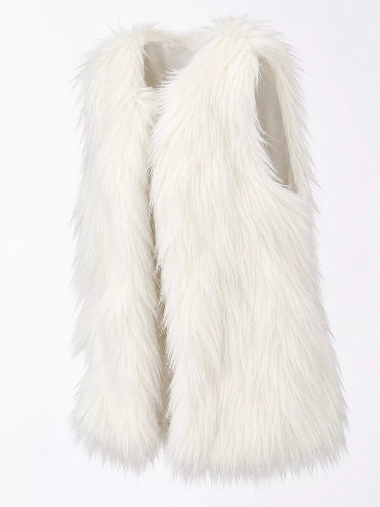 Sadie Faux Fur Open Front Vest