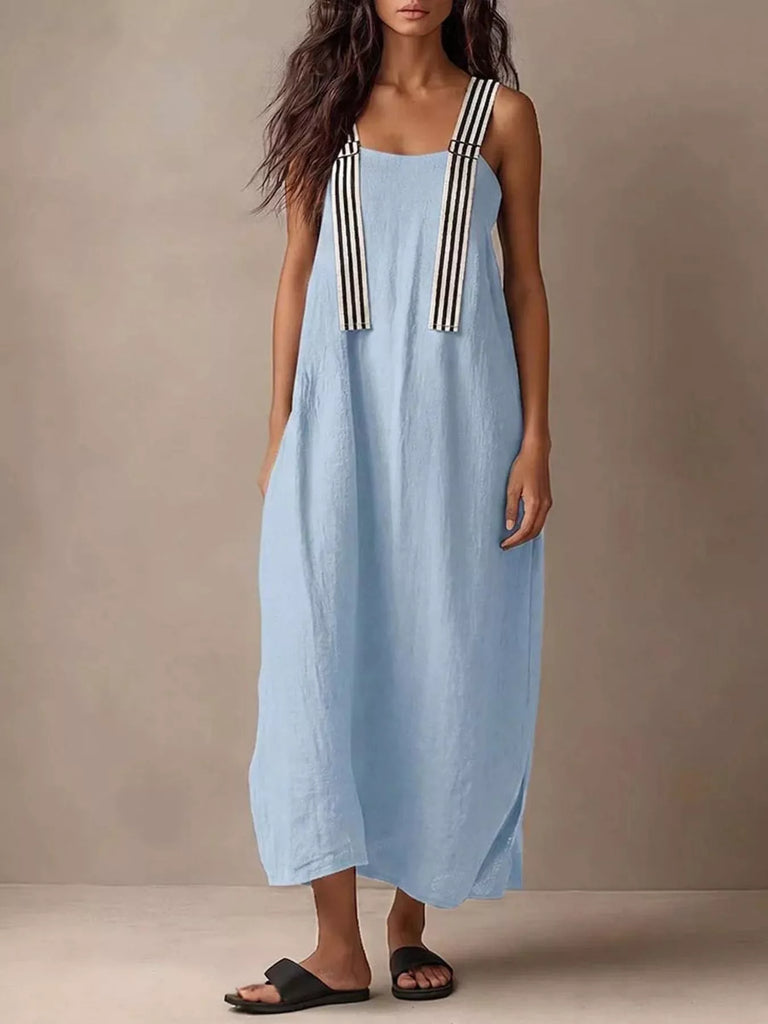 Love You More Striped Midi Dress