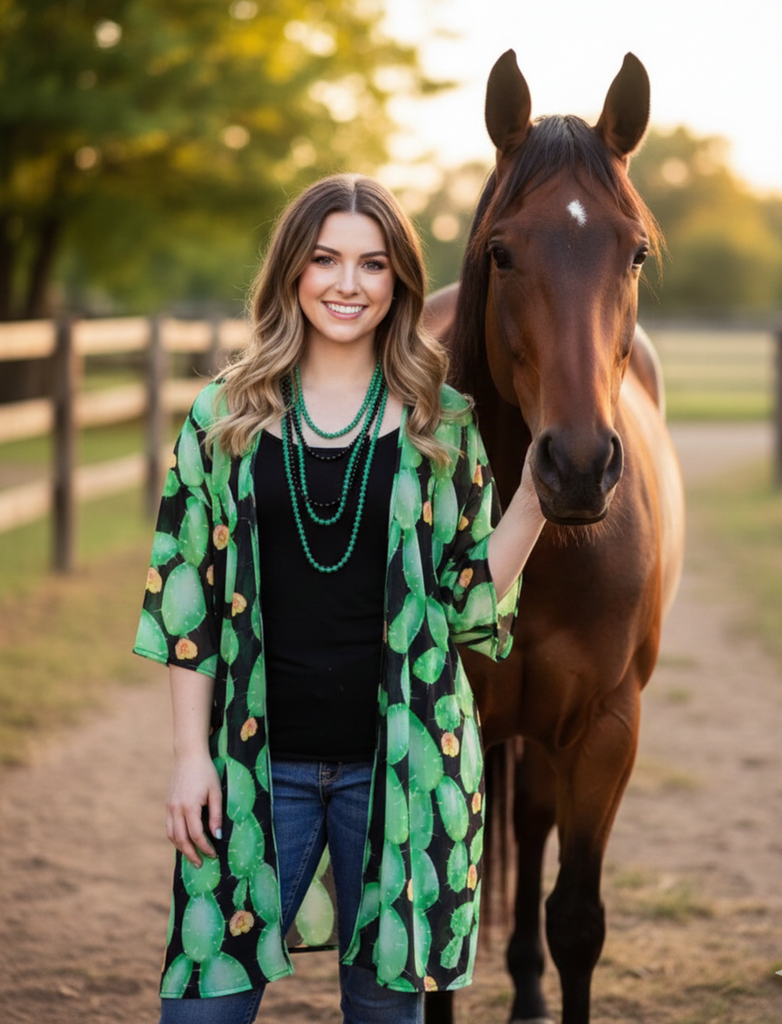 Cactus Makes Perfect Kimono