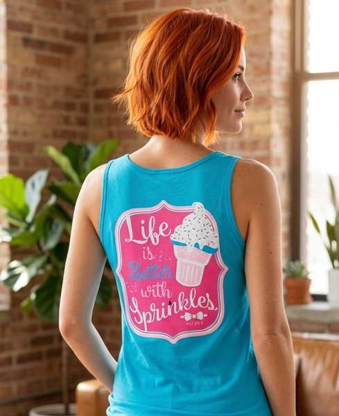 Life Is Better with Sprinkles Tank by Alli Dee Collection