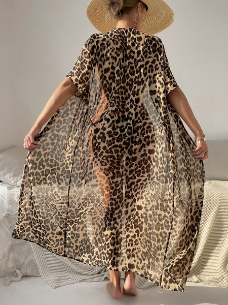 Wild About Leopard Kimono 2