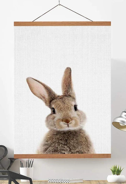 Teak Wood Hanger Kit for Artwork