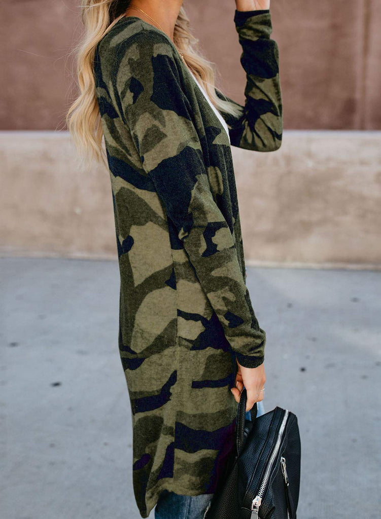 Riverbend Camo Cardigan Sweater