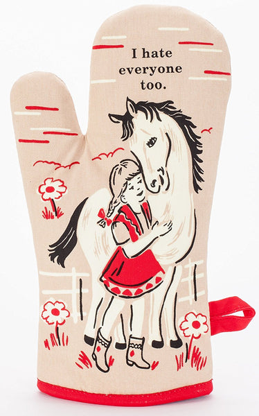 I Hate Everyone Too Oven Mitt