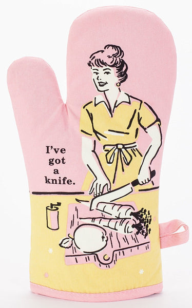 I've Got A Knife Oven Mitt