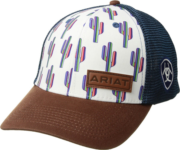 ARIAT Women's Serape Cactus Mesh Snap Cap