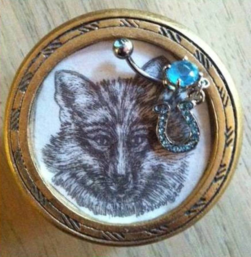 Cute Horse Shoe Equestrian Belly Ring - Posh Equestrian