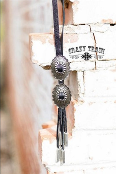 Black Rustler Bolo Necklace by Crazy Train