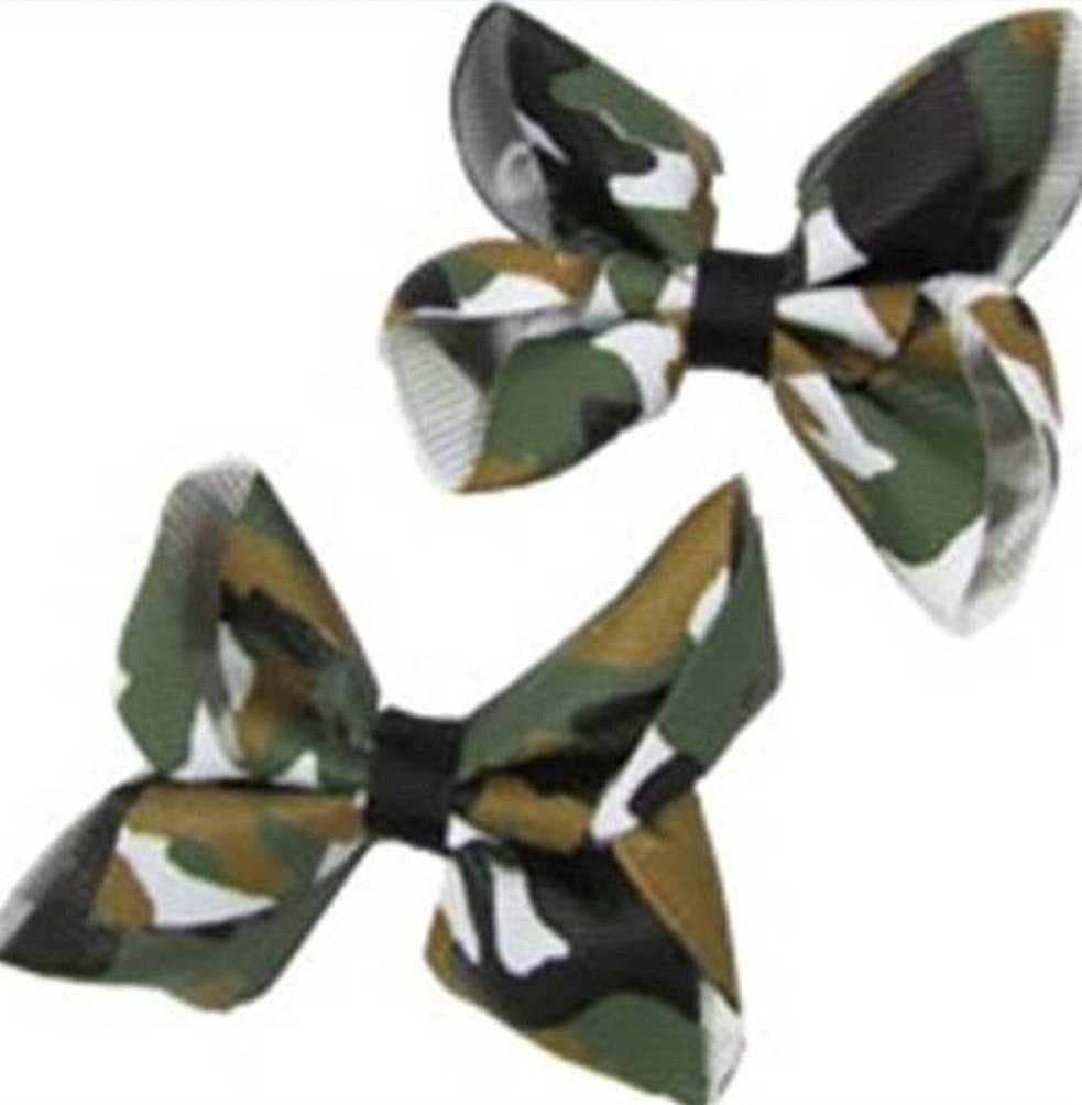 Camo Bow Clips - Posh Equestrian